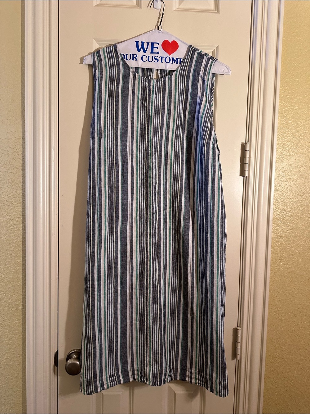 Liz Claiborne Striped Linen Dress
